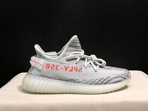 _Adidas Yeezy Boost 350 V2 Blue Tint Ice Blue Cross-Blood B37571 Men and Women Shoes 36-48 yards-6582aecd